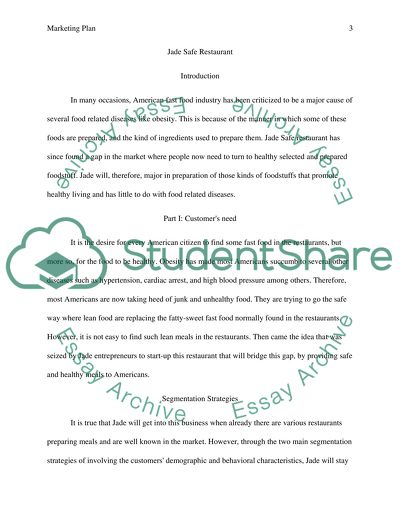 Jade Safe Restaurant Analysis