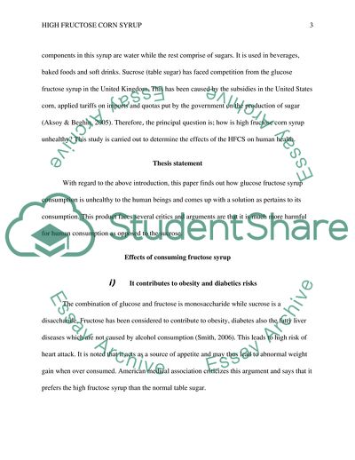 Is High Fructose Corn Syrup Unhealthy