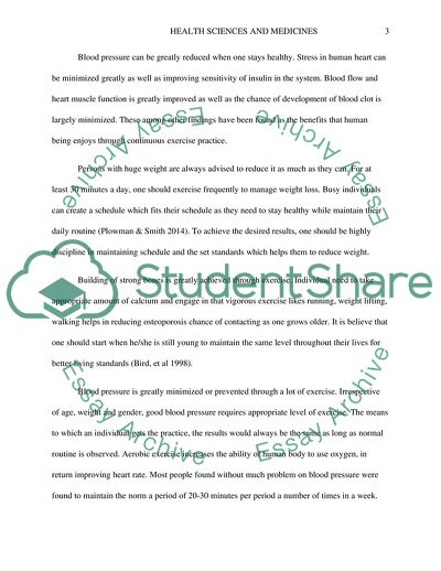 Health Benefits for Exercising