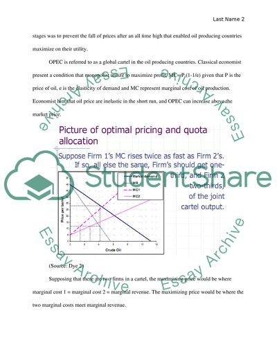 OPEC from a Game Theory Perspective