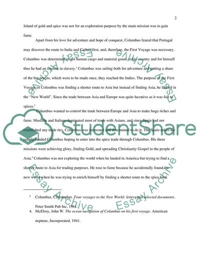 Columbus - First Voyage