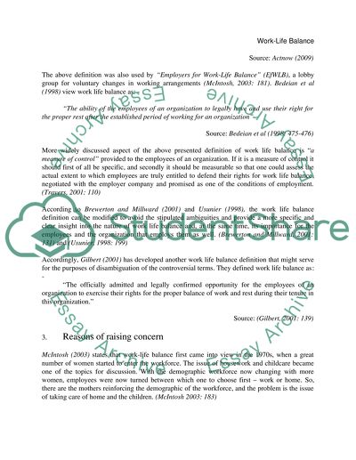 Fulfillment of the Work and Life Balance