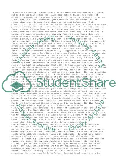 Going to Mediation Problem solving