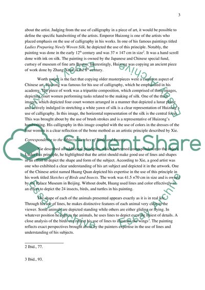 The Six Principles of Painting as Applied to Works of Art