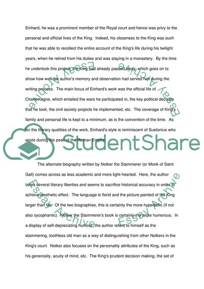 Two Lives of Charlemagne