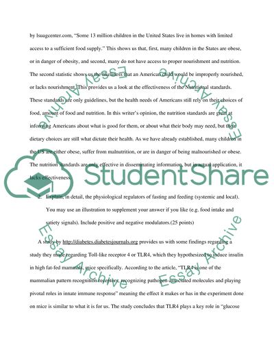 Role of Nutrition, Food Guides in Contributing to the Health of Americans