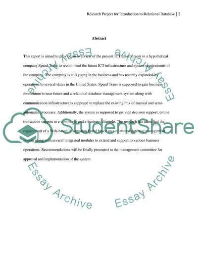 Introduction to Reational Database