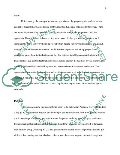 Gun Control: Finding the Real Suspect