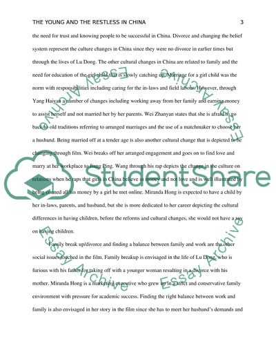 Film Review - The Young and Restless in China