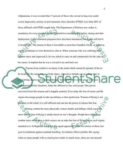 Combat Stress Control Program