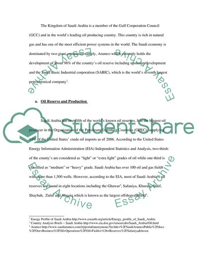 Energy Resources of Countries Belonging to the Gulf Cooperation Council