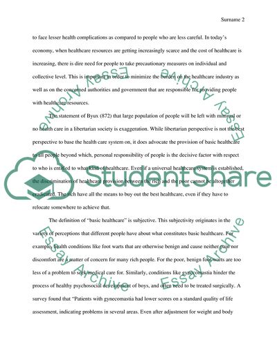 Personal Responsibility for Health as a Rationing Criterion by Byux