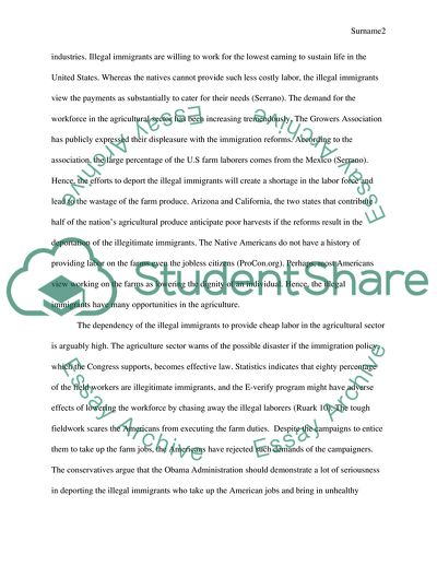 The US Farmers Depend on Illegal Immigrants