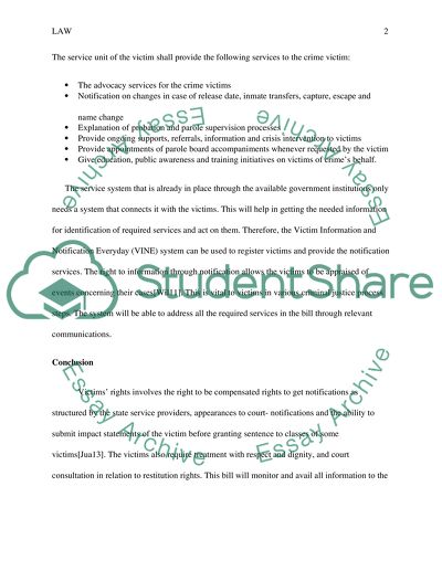 Victims Rights Initiatives