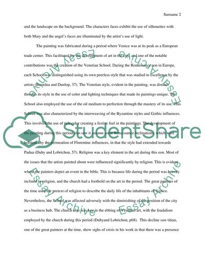 The Annuncistion by Francesco Bissolo