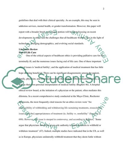 The Most Current and Controversial Issues Surrounding Healthcare Ethics