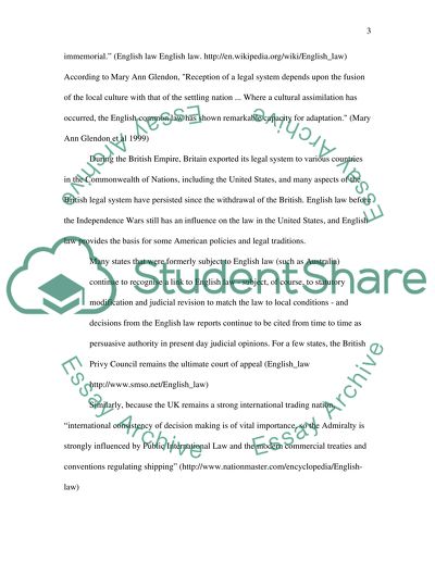 The Common Law in the US