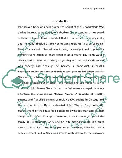 Criminal Behavior: John Wayne Gacy