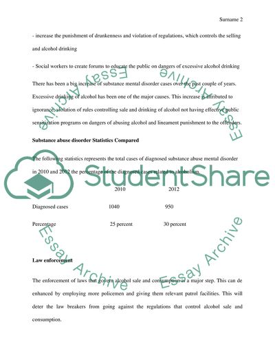 Recommendation proposal