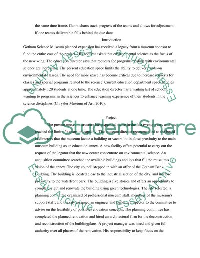 Project Management New Museum