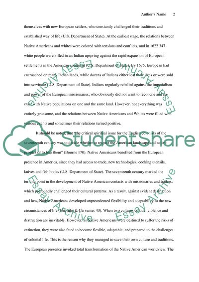 Describe and analyze the nature of indian/white reations on the frontier from 1607-1763