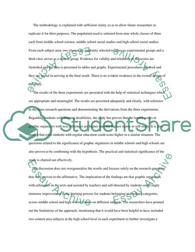 #1 - the effectiveness of graphic organizers #2 -Learning vocabulary through reading