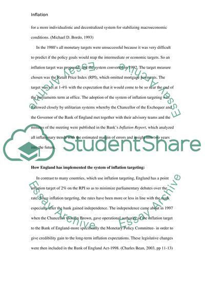 Inflation and the Monetary Policy Committee