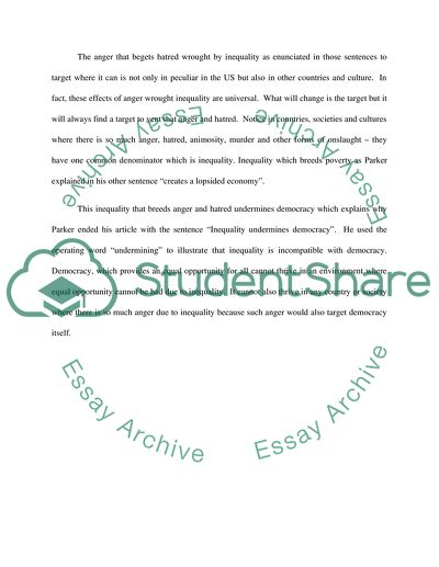 Inequality undermines democracy