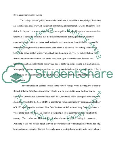 Security of a Commercial Building