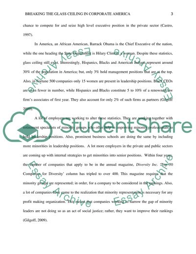 Breaking the Glass Ceiling in Corporate America