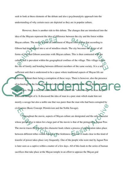 Anthropological Analysis of Mel Gibsons Apocalypto