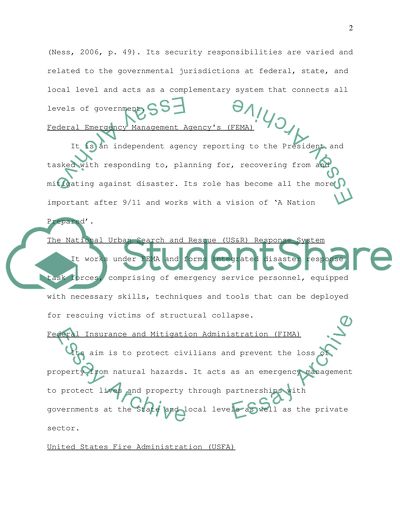 Planning for coordination with federal entities regarding homeland security