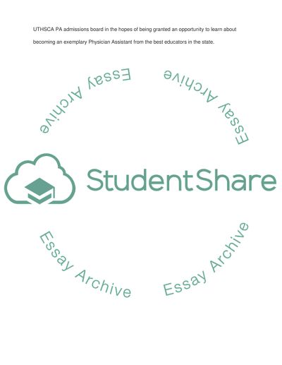 The Career of a Physician Assistant