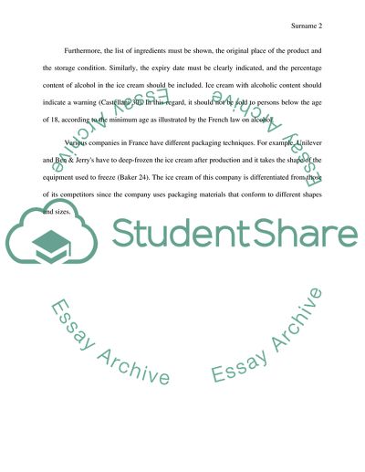 Product Packaging in France