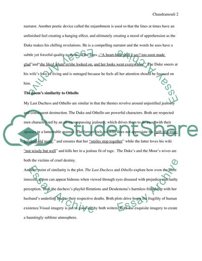 Robert Brownings My Last Duchess