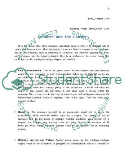 The Aspect of Disputes and the Success of the Employment Law in Resolving Individual Disputes