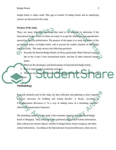 The Challenge for International Budget Hotels in Shanghai Market