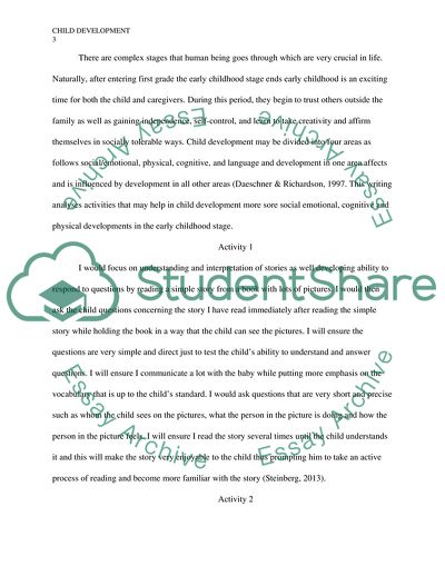 Physical, Cognitive, and Socioemotional Development in Early Childhood