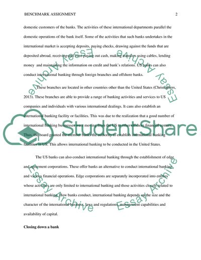 Foreign Banks in the United States