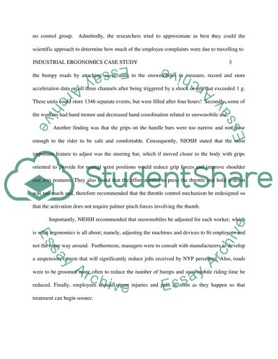 The National Institute for Occupational Safety and Health