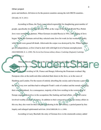 The Persecution of the Jews in Germany and Russia