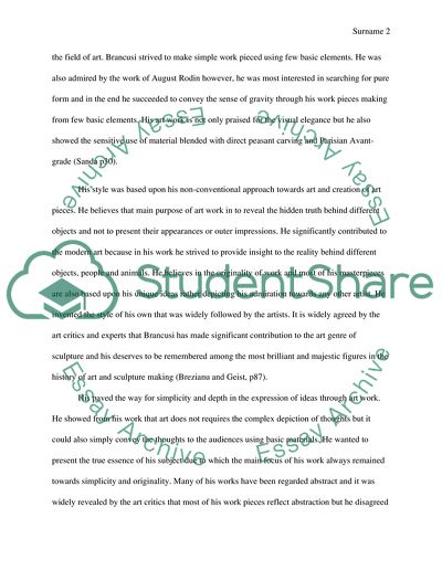 Modern Artist - Constantin Brancusi