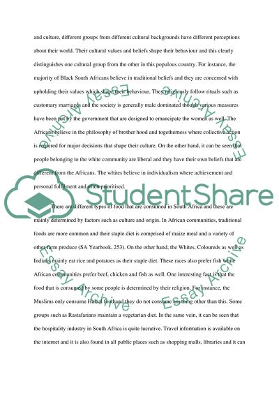 South Africa with People from Different Cultures