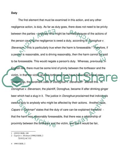 Case of Kent Ambulance Service Liability