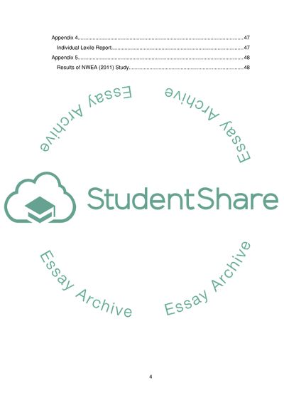 The Relationship between Reading and Success