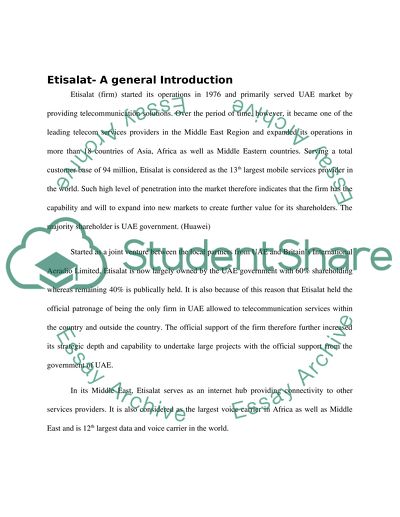 Strategic Frameworks and Strategies of the Firms Entry into New Market