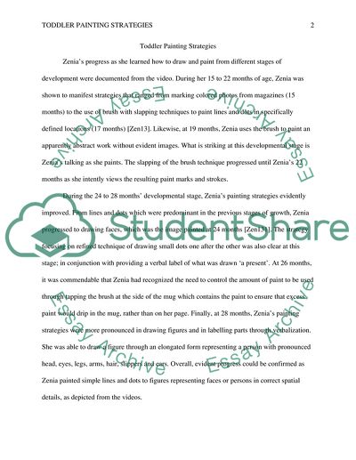 Toddler Painting Strategies