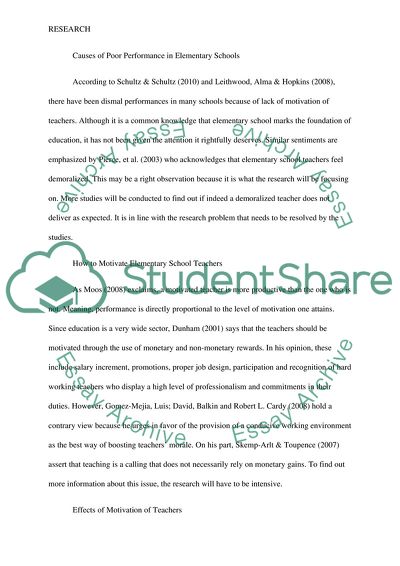 Teaching Staffs In American Elementary Schools