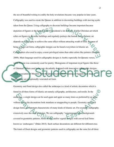 Do the different types of Islamic Art have any common, unifying characteristics