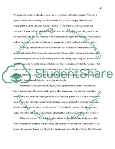 The Erosion of Womens Sexist Stereotypes in Pride and Prejudice by Jane Austen